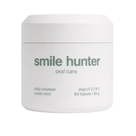 Таблетки для чищення зубів SMILE HUNTER daily cleanser 60шт. зі смаком: sweet mint