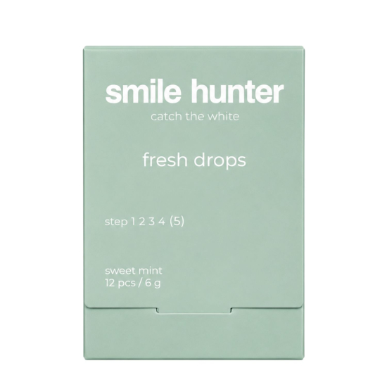 Цукерки без цукру SMILE HUNTER fresh drops sweet mint 12шт.