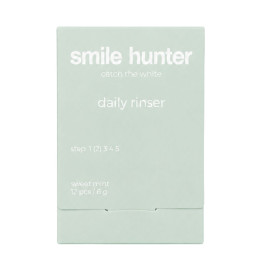 Таблетки для ополіскування ротової порожнини SMILE HUNTER daily rinser sweet mint 12шт.
