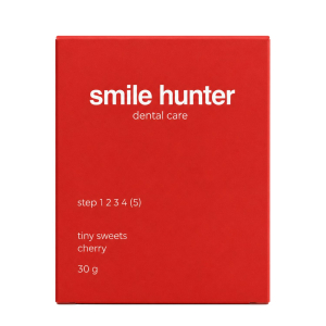 Льодяники без цукру SMILE HUNTER tiny sweets 30g зі смаком: cherry