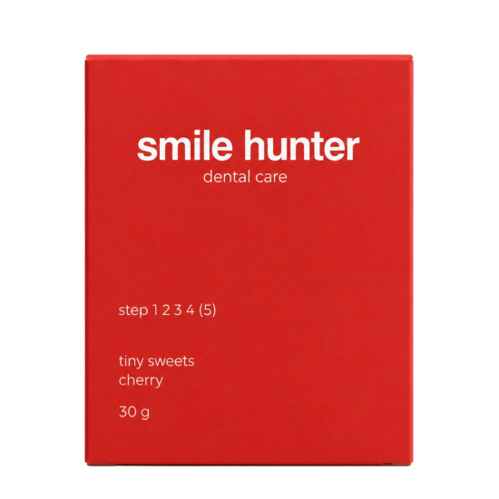 Льодяники без цукру SMILE HUNTER tiny sweets 30g зі смаком: cherry