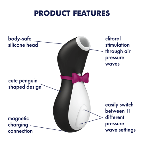 Вакуумний кліторальний стимулятор  Penguin  Satisfyer (Німеччина)