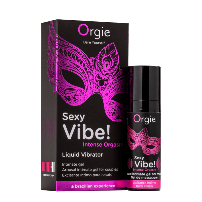 Рідкий вібратор SEXY VIBE  вібрація + посилення оргазму, 15 мл  ORGIE (Бразилія-Португалія)