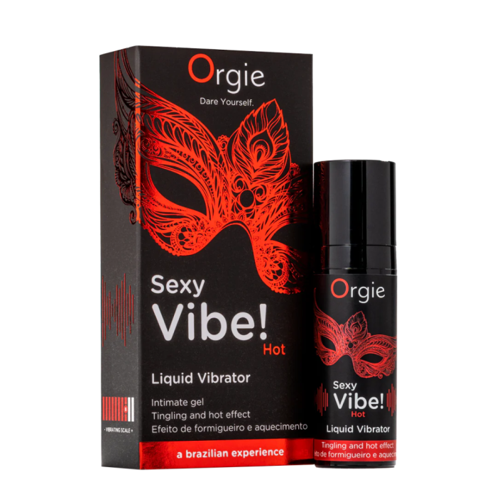 Рідкий вібратор  SEXY VIBE, 15 мл  вібрація + зігріваючий ефект  ORGIE (Бразилія-Португалія)