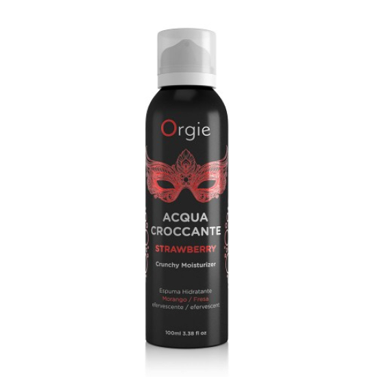 Шипуча зволожуюча пінка для масажу Acqua Crocante, 150 мл.  аромат: полуниця ORGIE (Бразилія-Португалія)