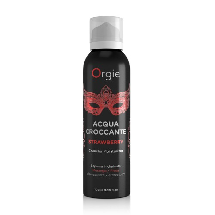 Шипуча зволожуюча пінка для масажу Acqua Crocante, 150 мл.  аромат: полуниця ORGIE (Бразилія-Португалія)