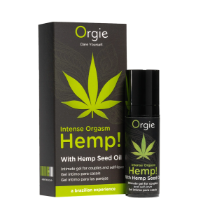 Посилювач оргазму  Intense Orgasm Hemp!, 15 мл.  з олією канабісу ORGIE (Бразилія-Португалія)