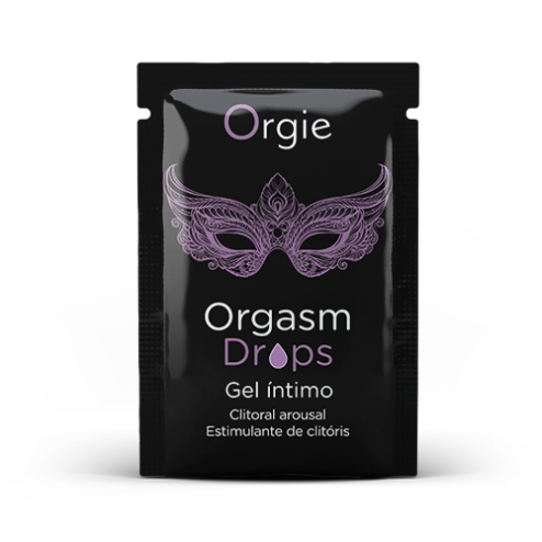 САШЕТ Збуджуючі краплі для клітора  ORGASM DROPS, 1 мл  ORGIE (Бразилія-Португалія)