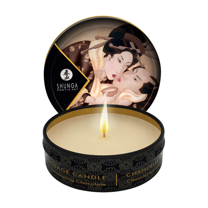 Масажна свічка Intoxicating Chocolate аромат: шоколад, 30 мл.  SHUNGA (Канада)