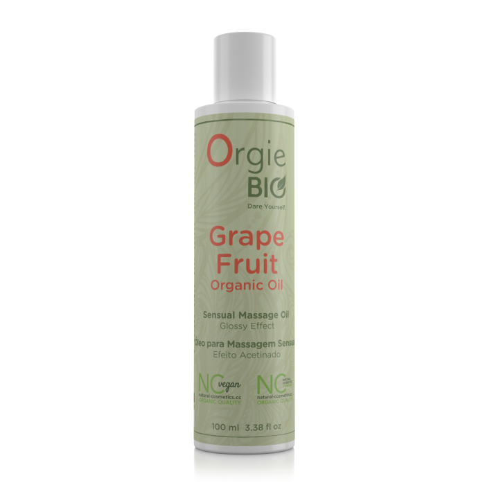 Органічна масажна олія з ароматом грейпфрута GRAPE FRUIT, 100 мл  ORGIE BIO (Бразилія-Португалія)