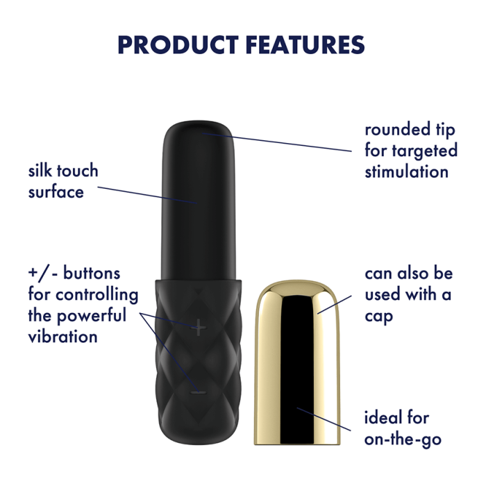 Віброкуля Mini Lovely Honey Gold Satisfyer (Німеччина)