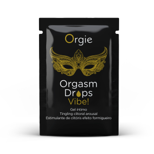САШЕТ кліторальні краплі з вібрацією ORGASM DROPS VIBE!, 1 мл  ORGIE (Бразилія-Португалія)