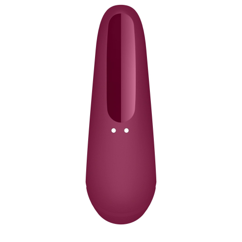 Смарт вакуумний кліторальний стимулятор  Curvy 1+  колір: бордовий  Satisfyer (Німеччина)