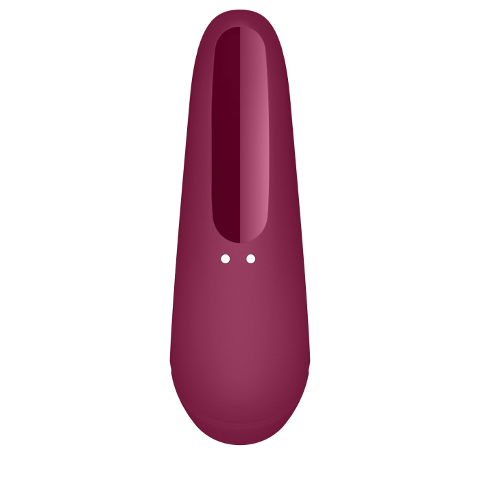 Смарт вакуумний кліторальний стимулятор  Curvy 1+  колір: бордовий  Satisfyer (Німеччина)