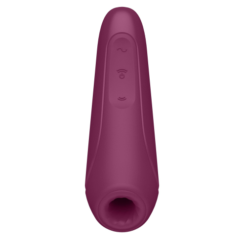 Смарт вакуумний кліторальний стимулятор  Curvy 1+  колір: бордовий  Satisfyer (Німеччина)