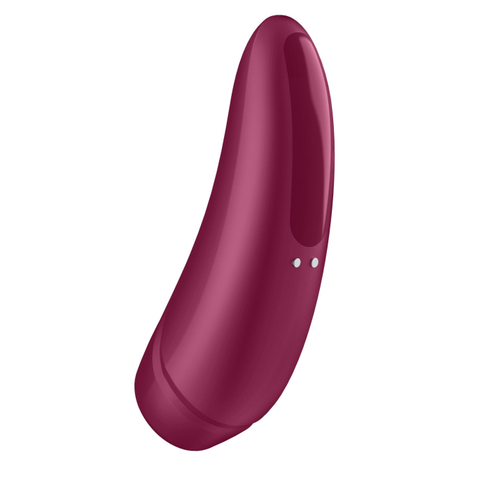Смарт вакуумний кліторальний стимулятор  Curvy 1+  колір: бордовий  Satisfyer (Німеччина)