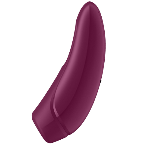 Смарт вакуумний кліторальний стимулятор  Curvy 1+  колір: бордовий  Satisfyer (Німеччина)