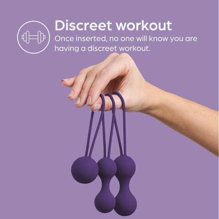 Набір вагінальних куль Кегеля  Sensual Kegel Balls Вага: 36, 62, 96 г.  So Divine (Велика Британія)