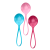 Вагінальні кульки набір Strengthening Balls, 3 шт  вага: 62-82-98 гр  Satisfyer (Німеччина)