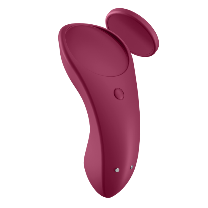 Смарт вібратор в трусики Sexy Secret  колір: бордовий  Satisfyer (Німеччина)