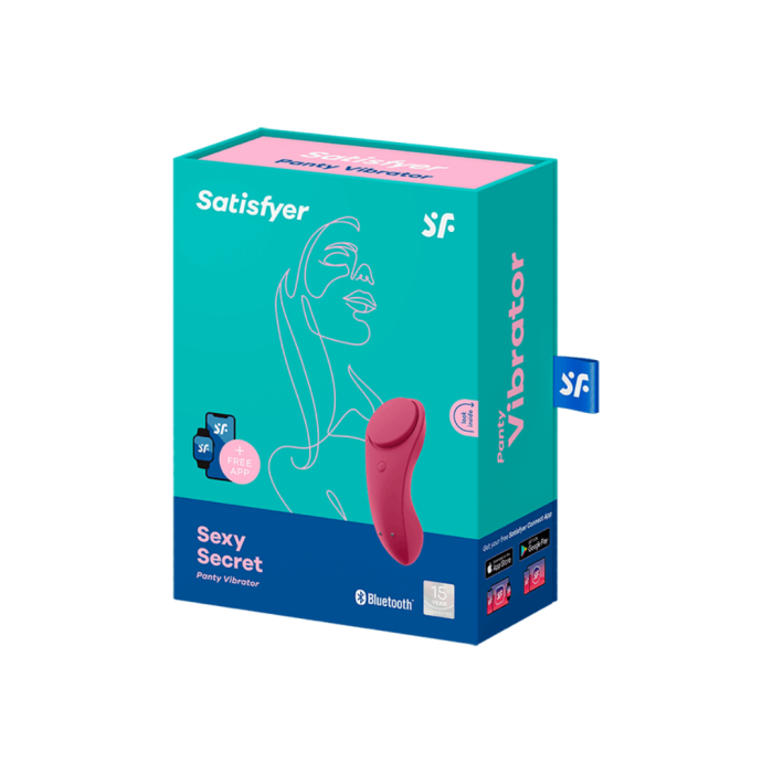 Смарт вібратор в трусики Sexy Secret  колір: бордовий  Satisfyer (Німеччина)