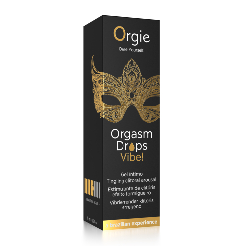 Кліторальні краплі з вібрацією   ORGASM DROPS VIBE!,15 мл  ORGIE (Бразилія-Португалія)