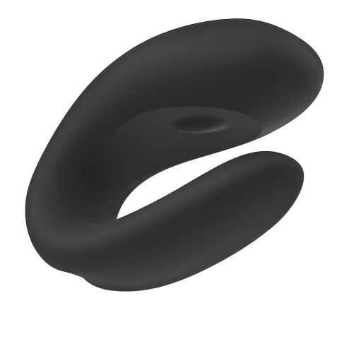 Смарт-вібратор для пар Double Joy колір: чорний  Satisfyer (Німеччина)