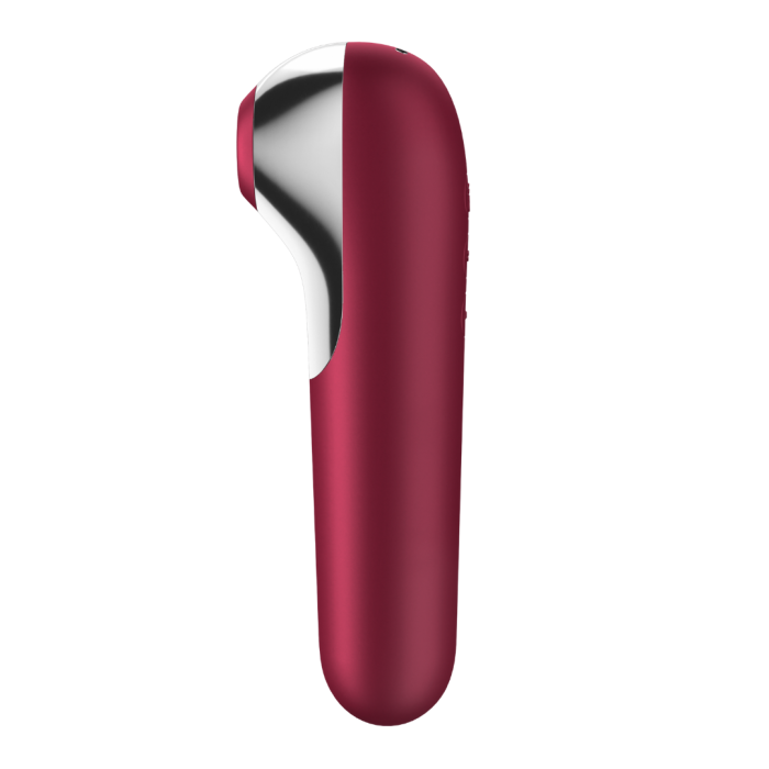 Смарт вібратор 3 в 1 Dual Love, двосторонній  колір: червоний  Satisfyer (Німеччина)