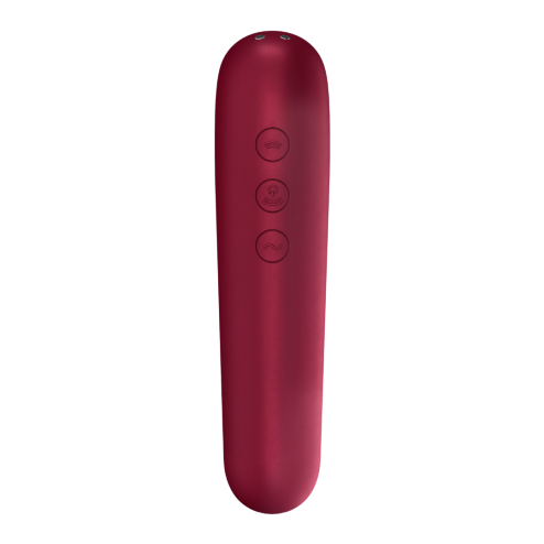 Смарт вібратор 3 в 1 Dual Love, двосторонній  колір: червоний  Satisfyer (Німеччина)
