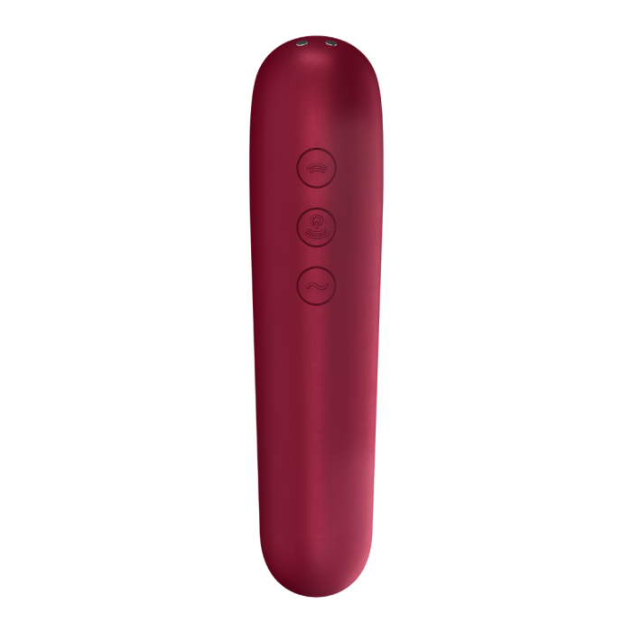 Смарт вібратор 3 в 1 Dual Love, двосторонній  колір: червоний  Satisfyer (Німеччина)