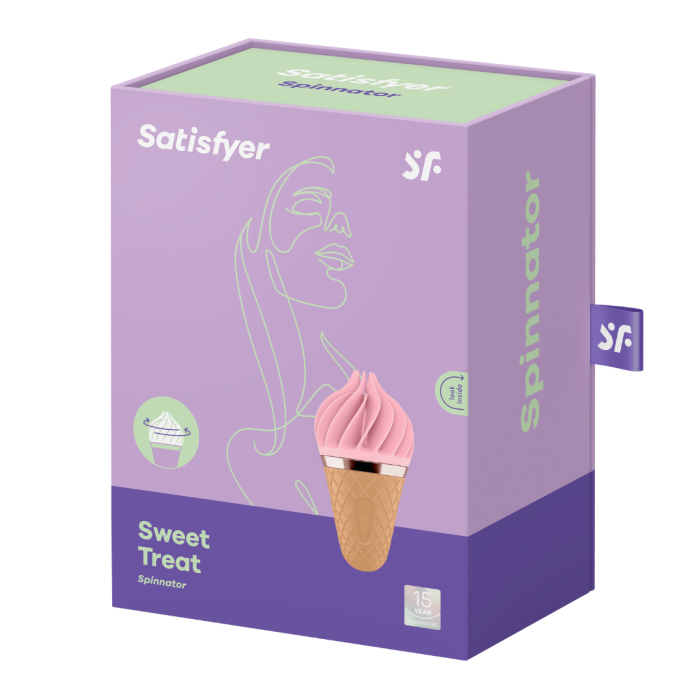 Мороженка спінатор  Sweet Treat  колір: рожевий  Satisfyer (Німеччина)