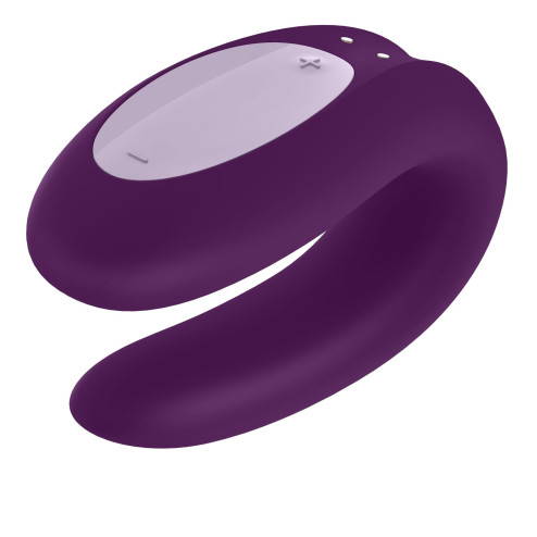 Смарт-вібратор для пар Double Joy  колір: фіолетовий  Satisfyer (Німеччина)