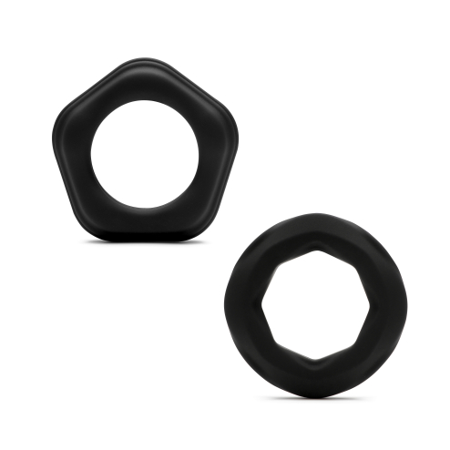 Набір ерекційних кілець Joy Rings колір: чорний So Divine (Велика Британія)