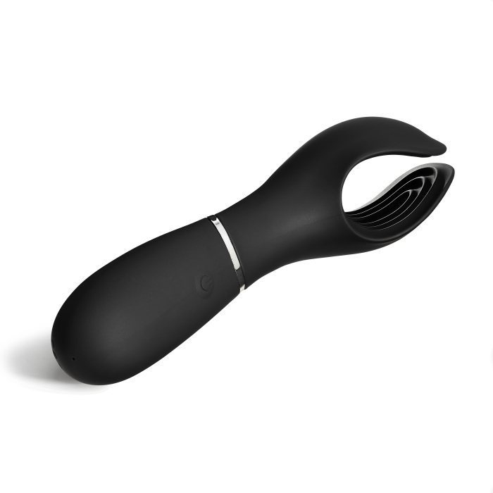 Чоловічий мастурбатор з вібрацією  Vibrating Stimulator  колір: чорний So Divine (Велика Британія)