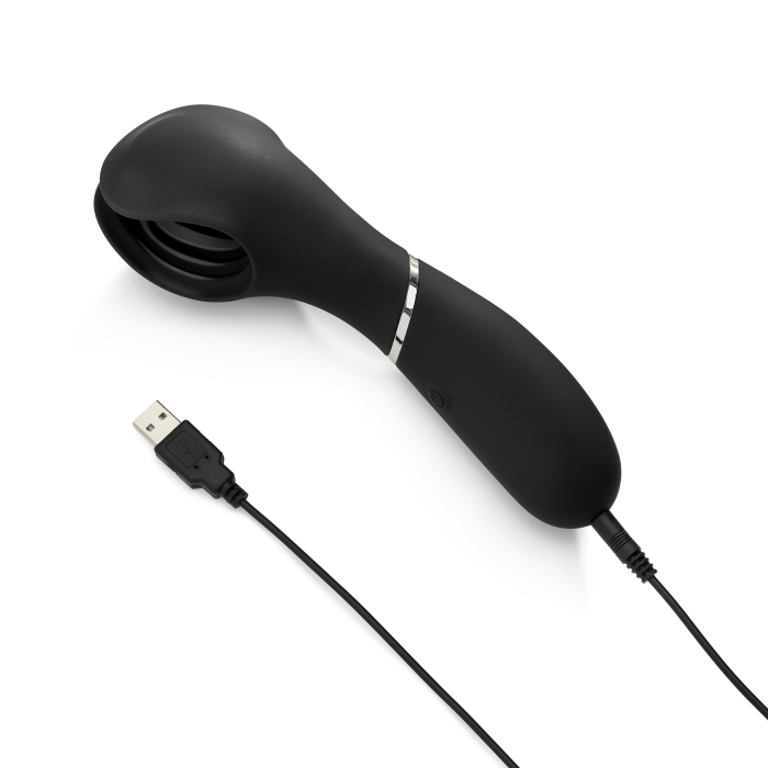 Чоловічий мастурбатор з вібрацією  Vibrating Stimulator  колір: чорний So Divine (Велика Британія)
