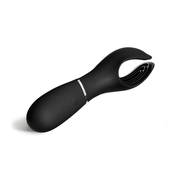 Чоловічий мастурбатор з вібрацією  Vibrating Stimulator  колір: чорний So Divine (Велика Британія)