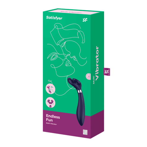 Вібратор для пари Endless Fun  колір: синій  Satisfyer (Німеччина)