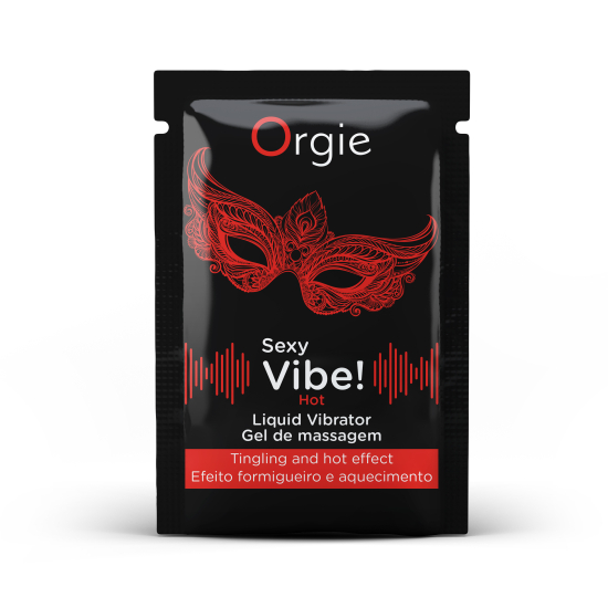 САШЕТ Рідкий вібратор SEXY VIBE, 1 мл вібрація + зігріваючий ефект Orgie (Бразилія-Португалія)