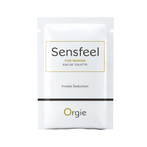 САШЕТ Туалетна вода ДЛЯ ЖІНОК SENSFEEL + афродизіак, 1 мл ефективна феромон-технологія Orgie (Бразилія-Португалія)