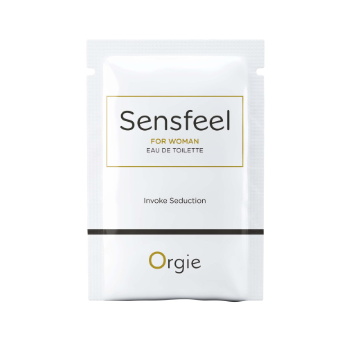 САШЕТ Туалетна вода ДЛЯ ЖІНОК SENSFEEL + афродизіак, 1 мл ефективна феромон-технологія Orgie (Бразилія-Португалія)