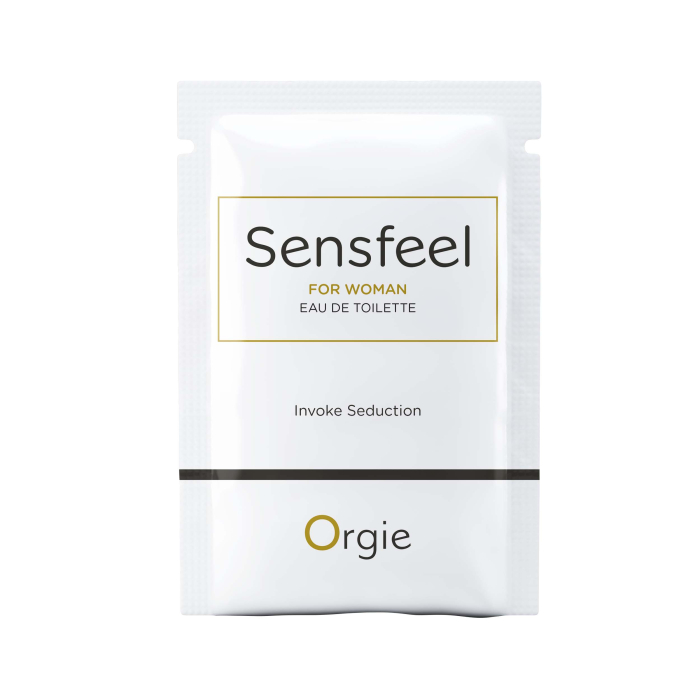 САШЕТ Туалетна вода ДЛЯ ЖІНОК SENSFEEL + афродизіак, 1 мл ефективна феромон-технологія Orgie (Бразилія-Португалія)