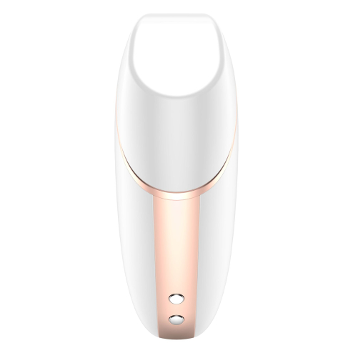 Вакуумний смарт стимулятор з вібрацією  Love Triangle,  колір: білий Satisfyer (Німеччина)