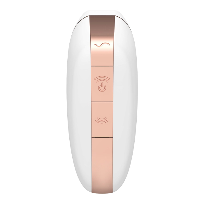 Вакуумний смарт стимулятор з вібрацією  Love Triangle,  колір: білий Satisfyer (Німеччина)