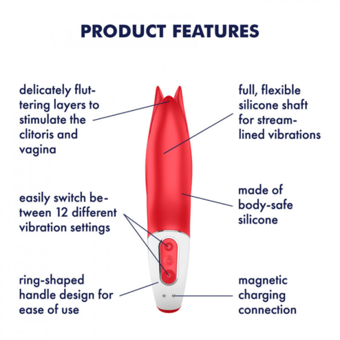 Універсальний вібратор Vibes Power Flower Satisfyer (Німеччина)