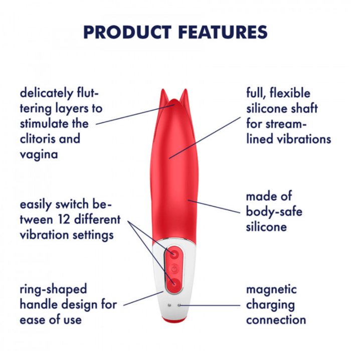 Універсальний вібратор Vibes Power Flower Satisfyer (Німеччина)