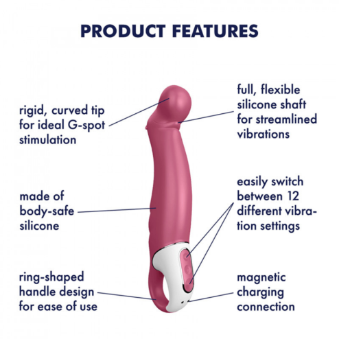 Вібратор для точки G Vibes Petting Hippo Satisfyer (Німеччина)