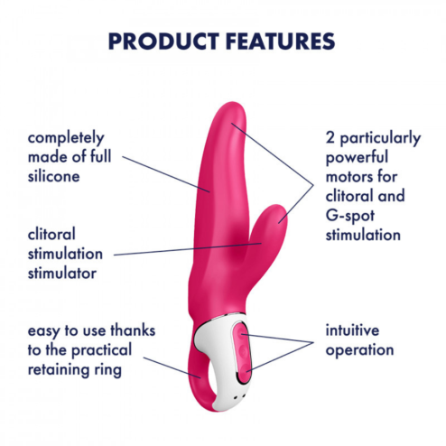 Вібратор-кролик Satisfyer Vibes Mr. Rabbit Satisfyer (Німеччина)