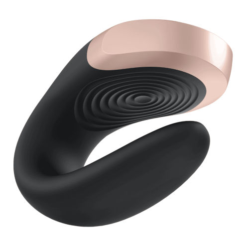 Смарт вібратор для пар Double Love колір: чорний Satisfyer (Німеччина)