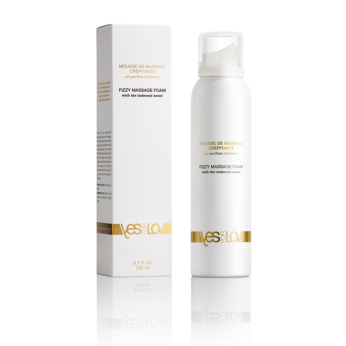 Масажна пінка з ароматом-афродизіаком Fizzy massage foam, 150 мл YESforLOV (Франція)