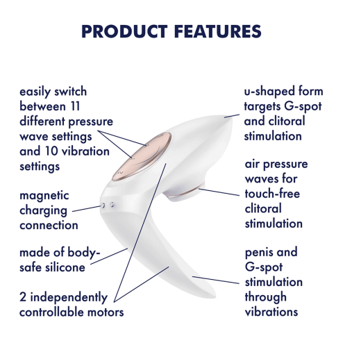Вібратор для пари Pro 4 Couples Satisfyer (Німеччина)